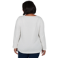Plus Size Ruby Rd. Happy Holidays Long Sleeve Snow Globe Tee - image 2