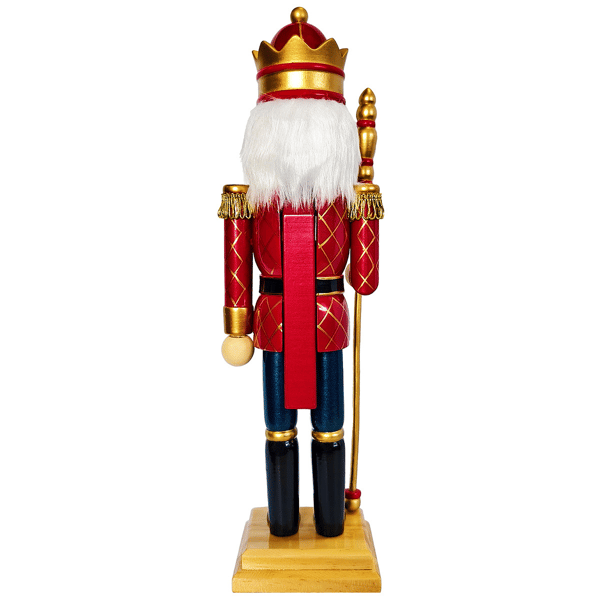 Santa''s Workshop 14in. Coronation King Nutcracker