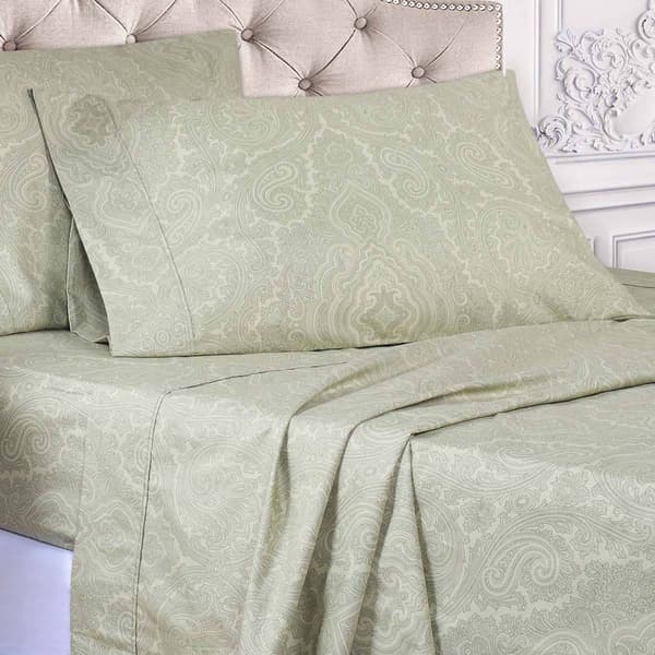 Superior Italian Paisley 600TC Cotton Blend Sheet Set