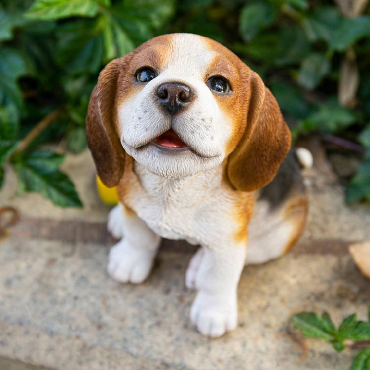 Hi-Line Gift Howling Beagle Puppy Garden Statue