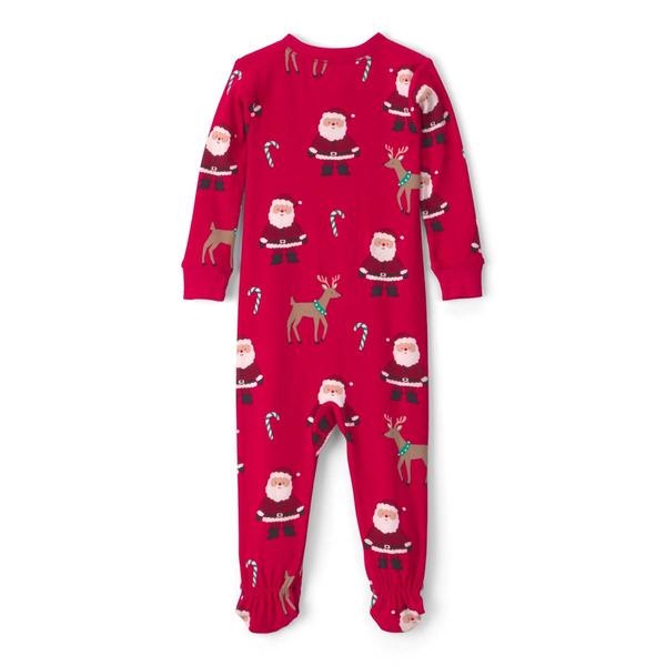 Baby Unisex (12-24M) Carter''s® Santa Christmas Footed Pajamas