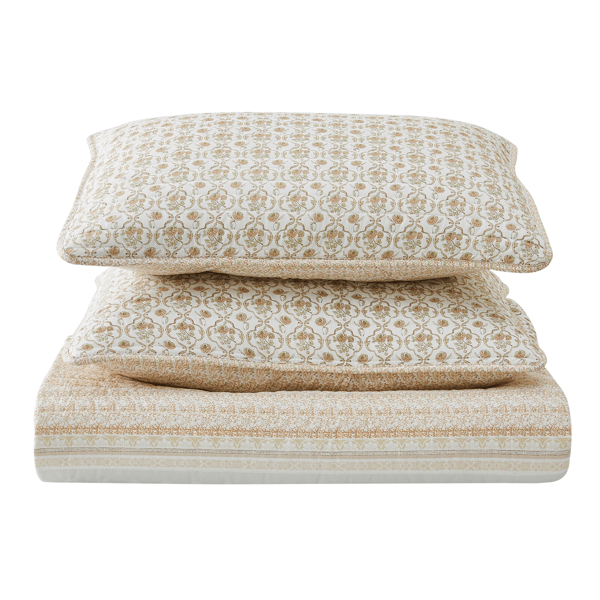 Patina Vie Maison Vintage Floral Loretta Rosey Lace Quilt Set