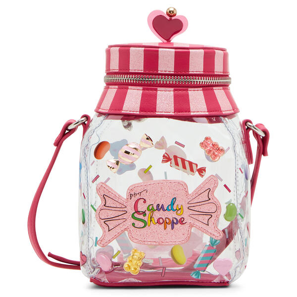 Betsey Johnson Gimmie Candy Clear Crossbody - image 