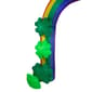 Northlight Seasonal 13'' Inflatable St. Patrick Rainbow Decoration - image 3