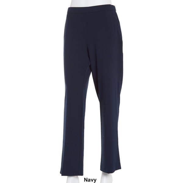 Petite Briggs Bistretch Flat Front Elastic Back Pant-Average