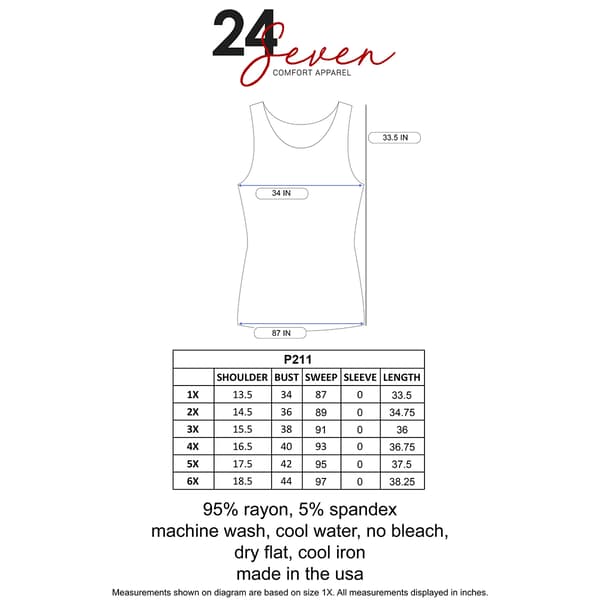 Plus Size 24/7 Comfort Apparel Maternity Tank Top