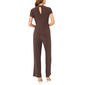 Womens MSK Short Sleeve Solid Wrap Jumpsuit - image 2