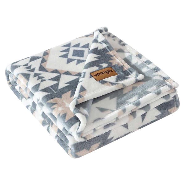 Wrangler Dakota Plush-Fleece Throw - image 