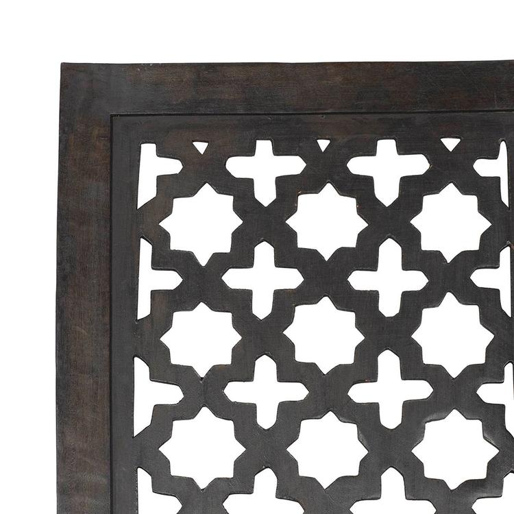 9th & Pike® Black Traditional Ornamental Wood Wall Decor