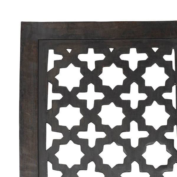 9th & Pike&#174; Black Traditional Ornamental Wood Wall Decor