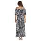 Plus Size Ellen Weaver Off-The-Shoulder Puff Maxi Dress - image 2