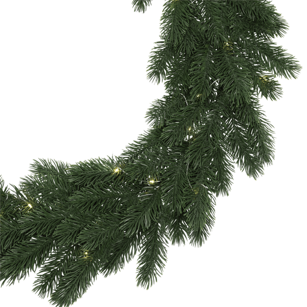 Northlight 24in. Pre-Lit Lush Pine Christmas Wreath