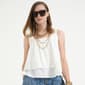 Womens MNK Sleeveless Square Neck Woven Blouse - image 1