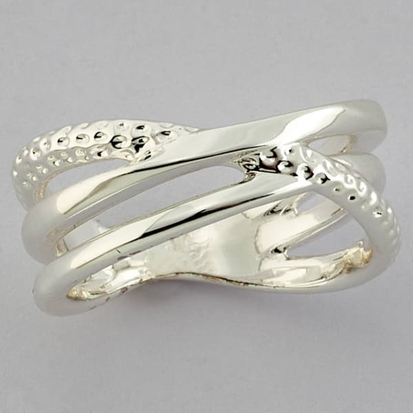 Ashley Cooper(tm) Silver-Tone Multi Band Ring - image 