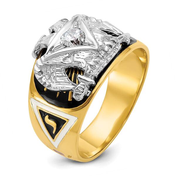 Mens Gentlemen&#8217;s Classics&#8482; 14kt. Gold 1/5ctw. Diamond Eagle Ring