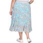 Plus Size Ruby Rd. Garden Variety Paisley Tile Pull On Skirt - image 2