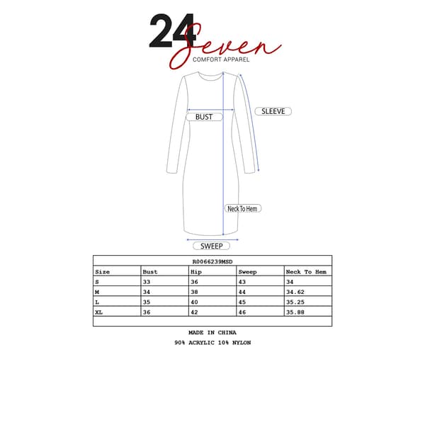 Womens 24/7 Comfort Apparel Colorful Modern Shift Dress