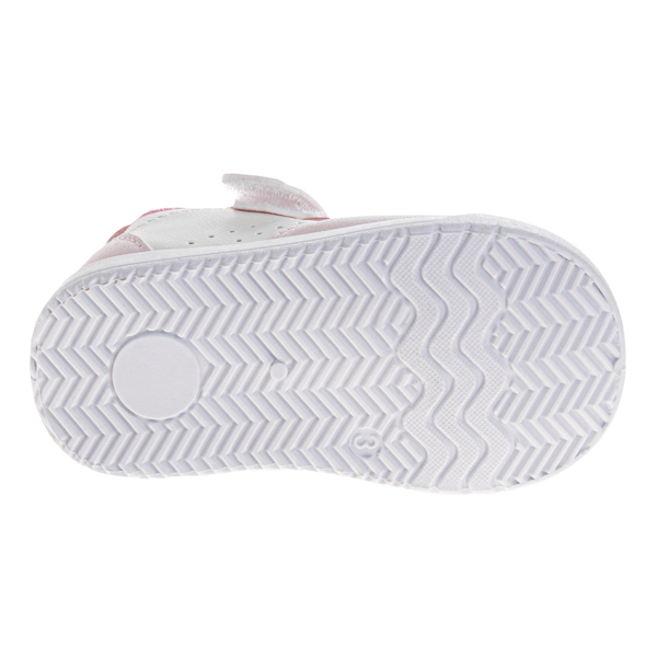 Toddler Girls Josmo® Pink Hook & Loop Fashion Sneakers