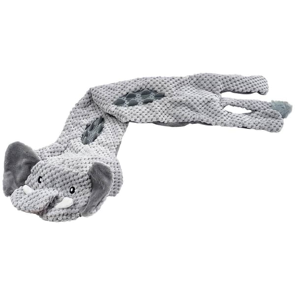 Smithsonian Longamals Elephant Squeak Dog Toy - image 