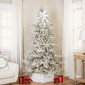 Northlight Real Touch™ 6ft. Pre-Lit Flocked Pine Christmas Tree - image 5