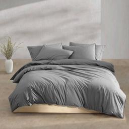 Calvin Klein Washed Percale Cotton 3pc. Comforter Set