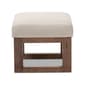 Baxton Studio Yashiya Upholstered Ottoman Stool - image 3