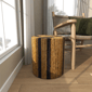 9th & Pike® Bohemian Brown Banana Leaf Accent Table - image 9