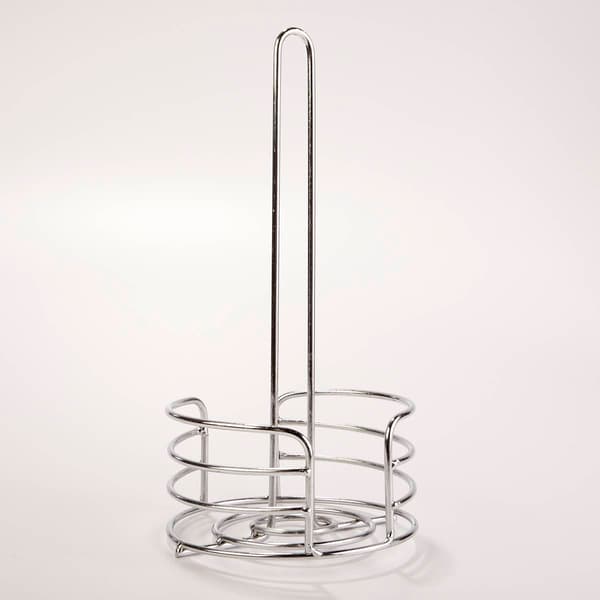 Bombay Wire Paper Towel Holder with Base - Chrome - image 
