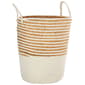 Heritage Medium Stripe Rope Hyacinth Hamper - image 2