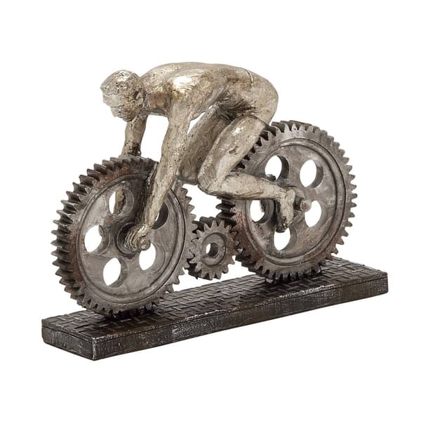 9th & Pike(R) Motorcycle Rider Sculpture - image 