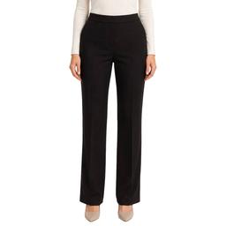 Womens Zac & Rachel Solid Pull On Bootcut Dress Pants