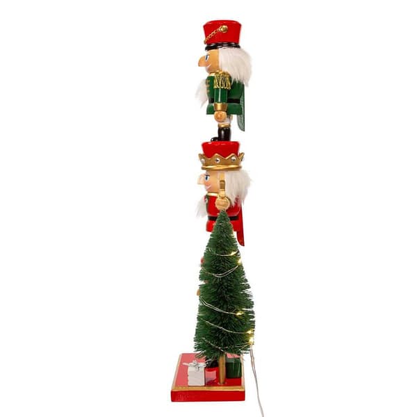 Kurt S. Adler 18in. Battery Operated Stacked Nutcracker