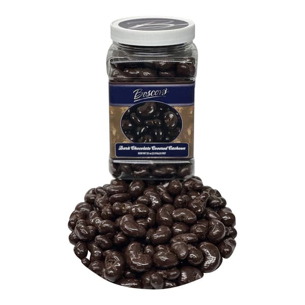 Boscov&#39;&#39;s 32oz. Dark Chocolate Covered Cashews - image 