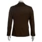 Mens Paisley & Gray Solid Notch Jacket - Army Green - image 3