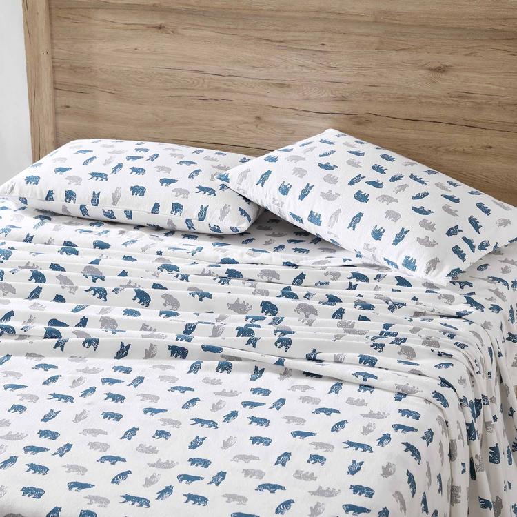 Eddie Bauer Bear Mountain Cotton Flannel Sheet Set