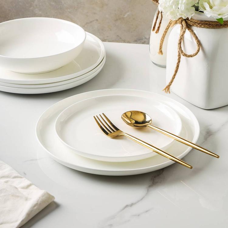 Stone Lain Gabrielle 12pc. Bone China Dinnerware Set