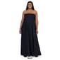 Plus Size 24/7 Comfort Apparel A-Line Strapless Maxi Dress - image 6