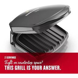 George Foreman 2-Serving Grill/Panini Maker