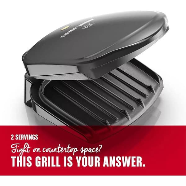 George Foreman 2-Serving Grill/Panini Maker