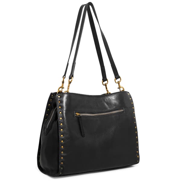 American Leather Co. Lenox Stud Satchel