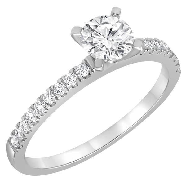 Diamond Classics™ 14kt White Gold Lab Grown Diamond Ring