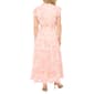 Petite MSK Ruffle Sleeve Tie Neck Floral Tier Maxi Dress - image 2