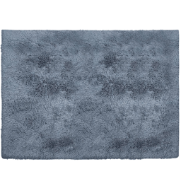 HomeRoots Grey Shag Power Loom Non Skid Rectangular Area Rug