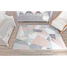 Rugs America™ Miko Milkshake Geometric Contemporary Area Rug
