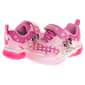 Little Girls Disney Minnie Mouse Pink Light-Up Fashion Sneakers - image 5