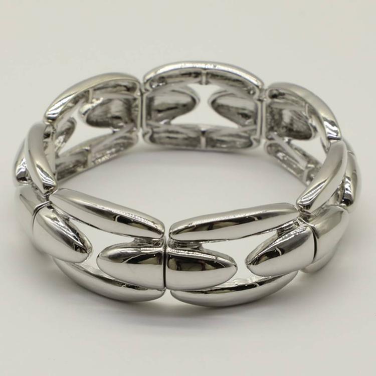 Ashley Cooper(tm) Silver-Tone Chunky Stretch Bracelet