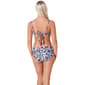 Juniors YMI® 2pc. Tropical Leaves Bandeau Bikini Swim Set - image 3