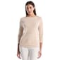 Womens Rafaella 3/4 Slv Shoulder Button Detail Stripe Ri - image 1