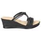 Womens Tuscany by Easy Street Elvera Wedge Sandals - image 2