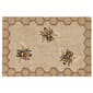 Liora Manne Frontporch Honeycomb Bee Rectangular Accent Rug - image 1